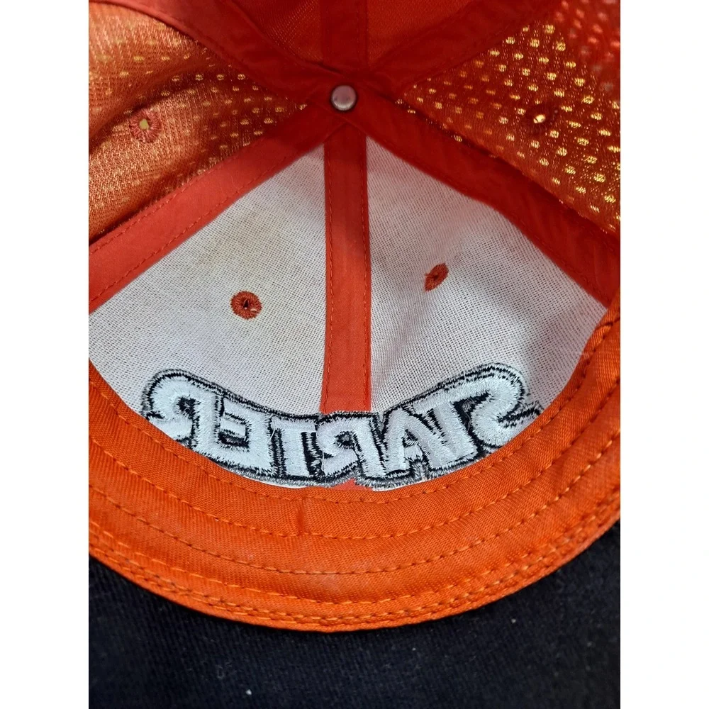 Starter Hat Athletic Baseball Cap Adjustable Orange One Size‎